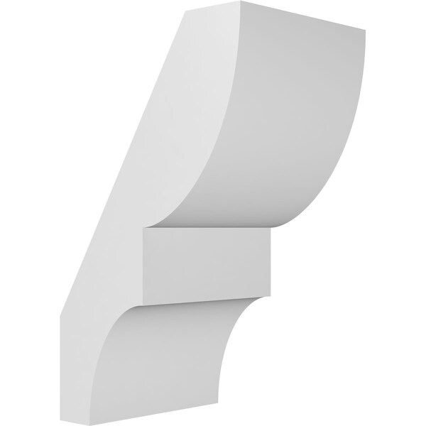 Ekena Millwork 5-in. W x 6-in. D x 10-in. H Ridgewood Architectural Grade PVC Knee Brace BRCP05X06X10RID - main
